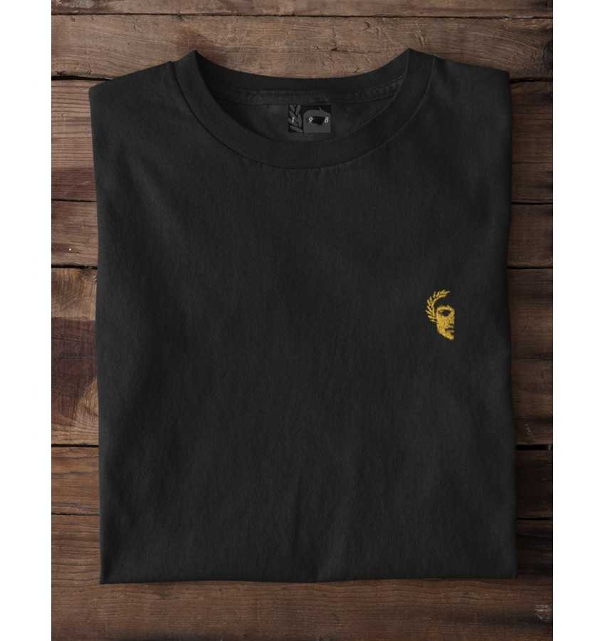 Camiseta mujer logo bordado oro - 17,95 €