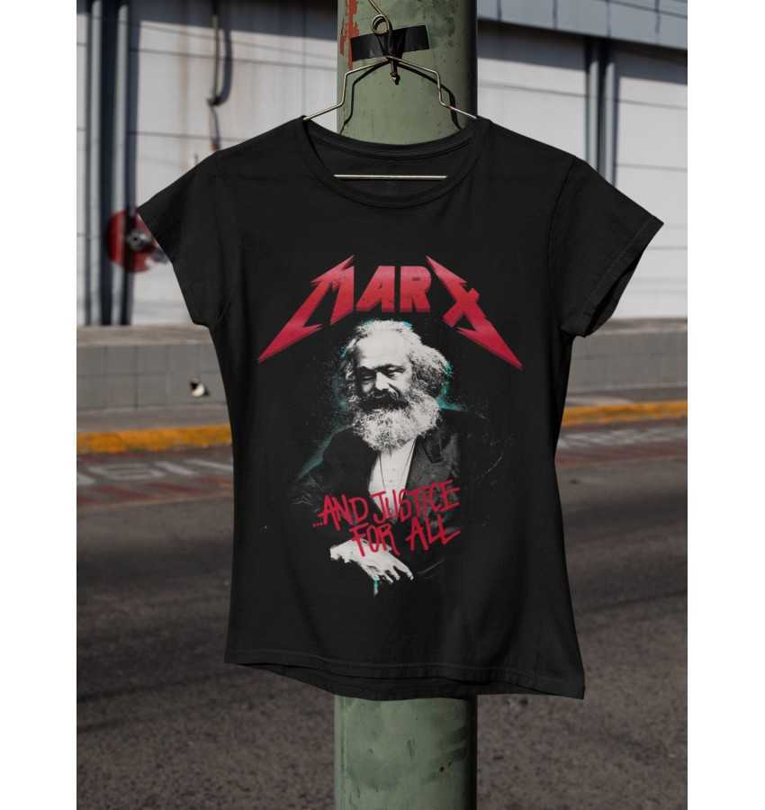 Marx manifiesto metallica mujer