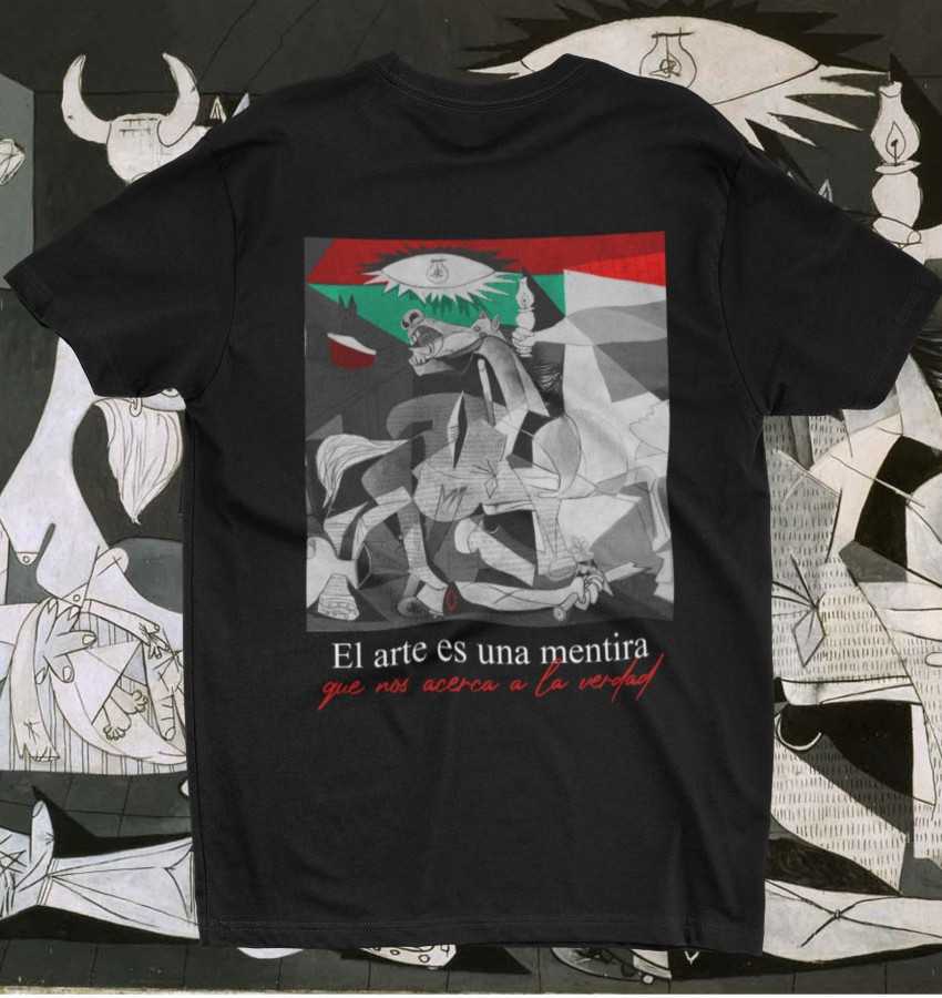 Camiseta guernica arte unisex