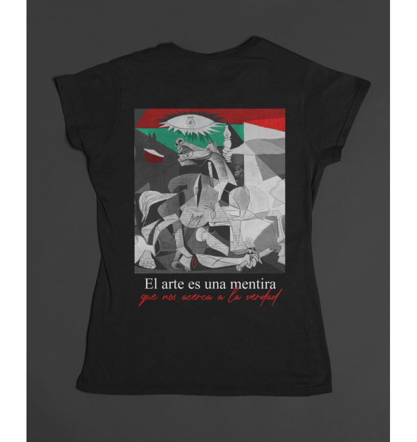 Camiseta Guernica Arte mujer