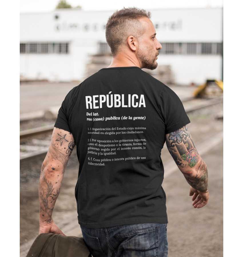 Camiseta definición republica unisex