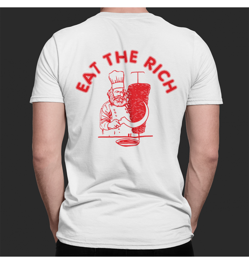 Camiseta kebab eat rich unisex