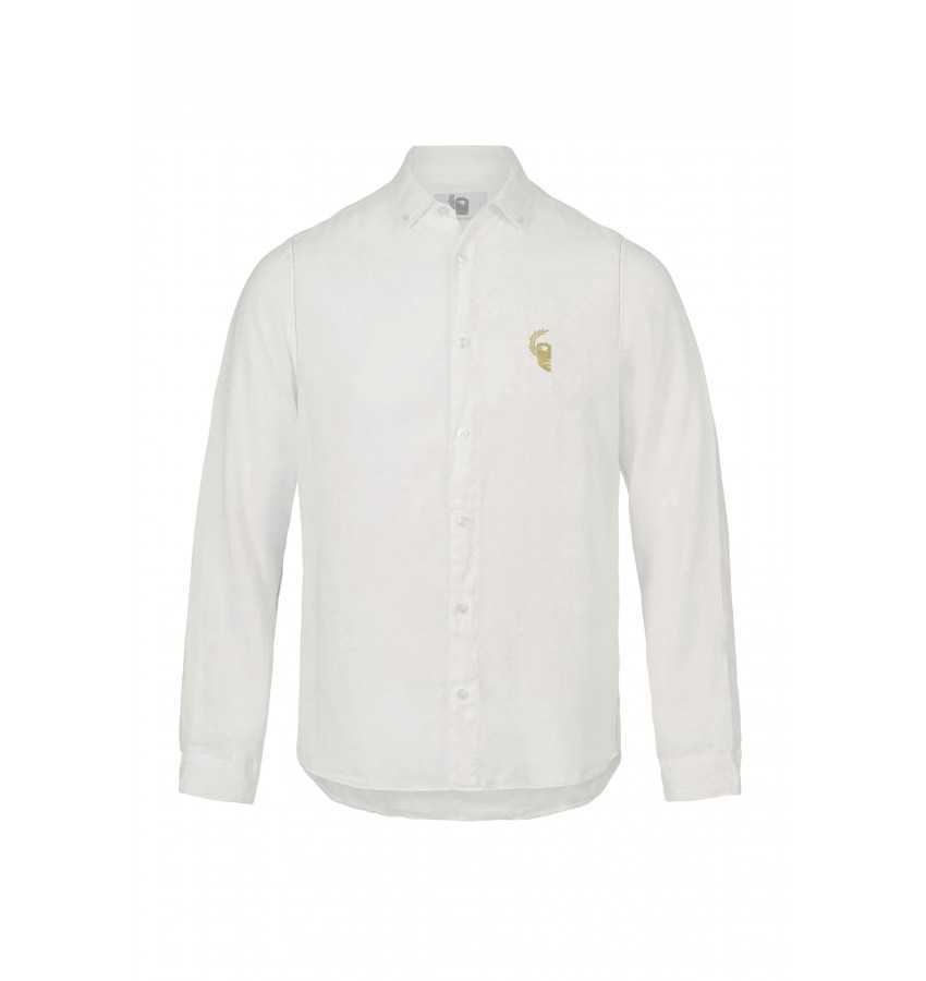 Camisa lino blanca 2023