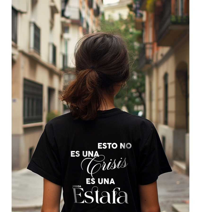 CAMISETA CASAS SIN GENTE MUJER