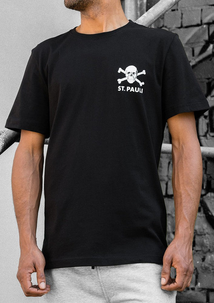 CAMISETA CALAVERA ST. PAULI NEGRA II