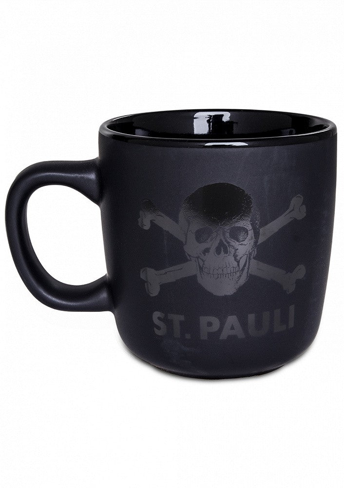 TAZA ST.PAULI NEGRO MATE