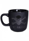 TAZA ST.PAULI NEGRO MATE