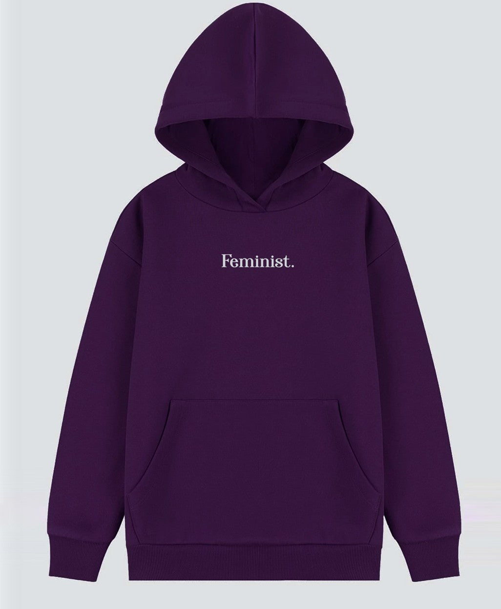 Hoodie morada Feminist