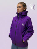 Chaqueta de montaña morada "Basandere" MUJER