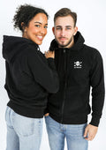 SUDADERA ST.PAULI CREMALLERA NEGRA