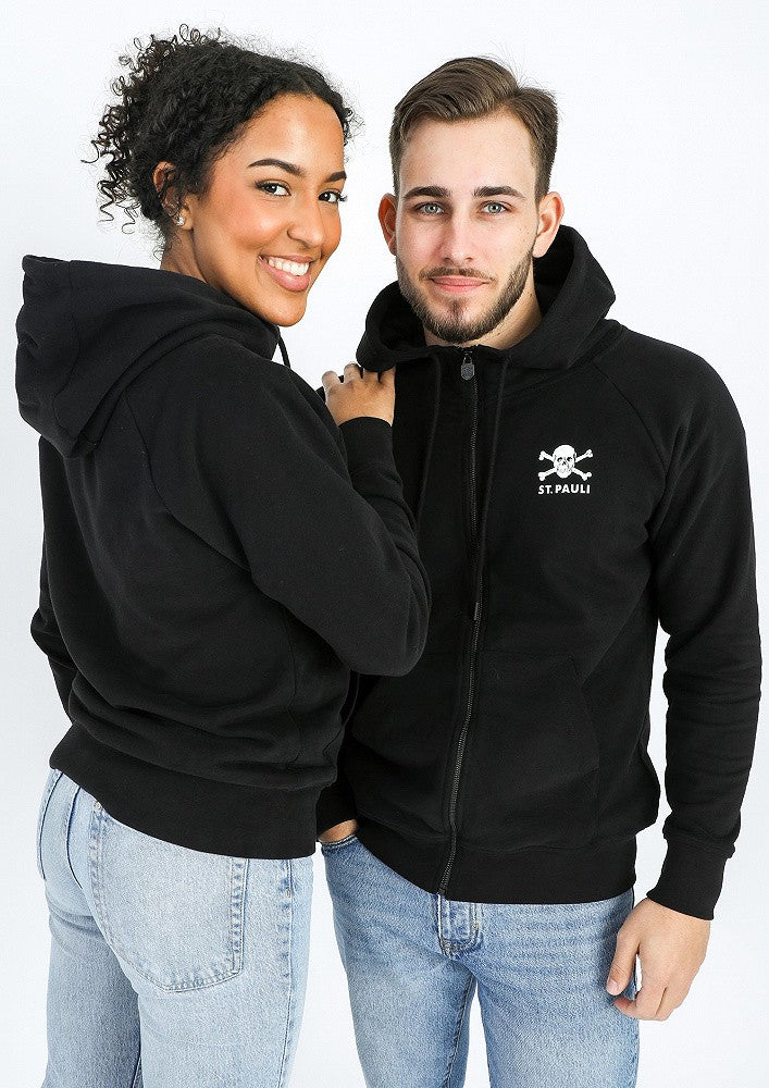 SUDADERA ST.PAULI CREMALLERA NEGRA
