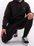 Chandal completo negro algodon unisex