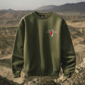 Sudadera Sandia Palestina Verde unisex