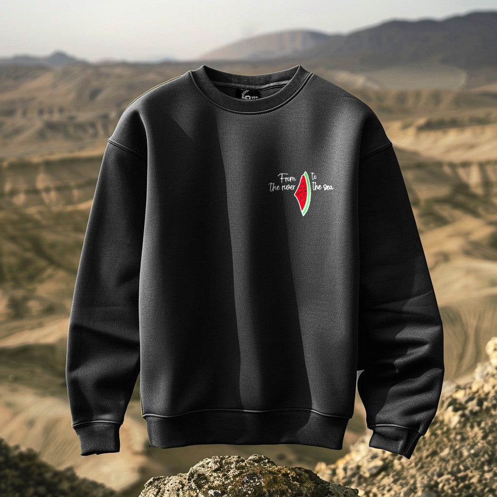 SUDADERA SANDIA NEGRA