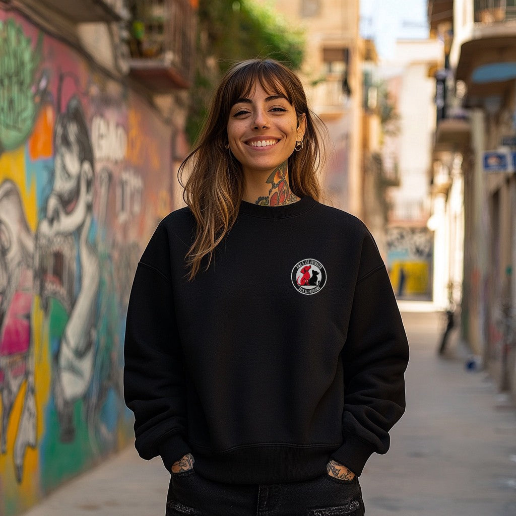 SUDADERA AMA A LOS ANIMALES UNISEX