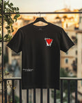 CAMISETA TRIANGULO NEGRA UNISEX