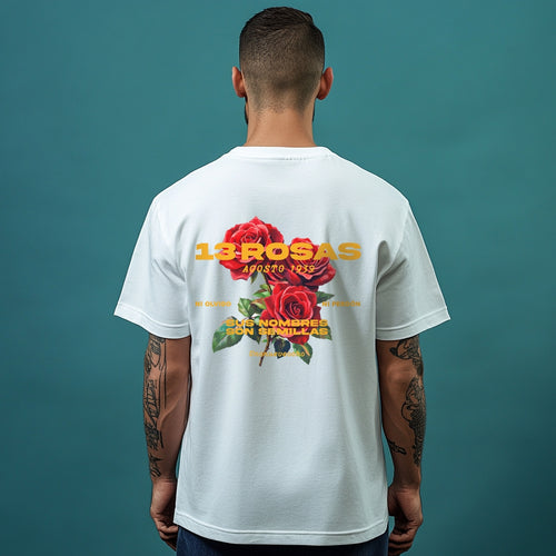 13 ROSAS UNISEX BLANCO