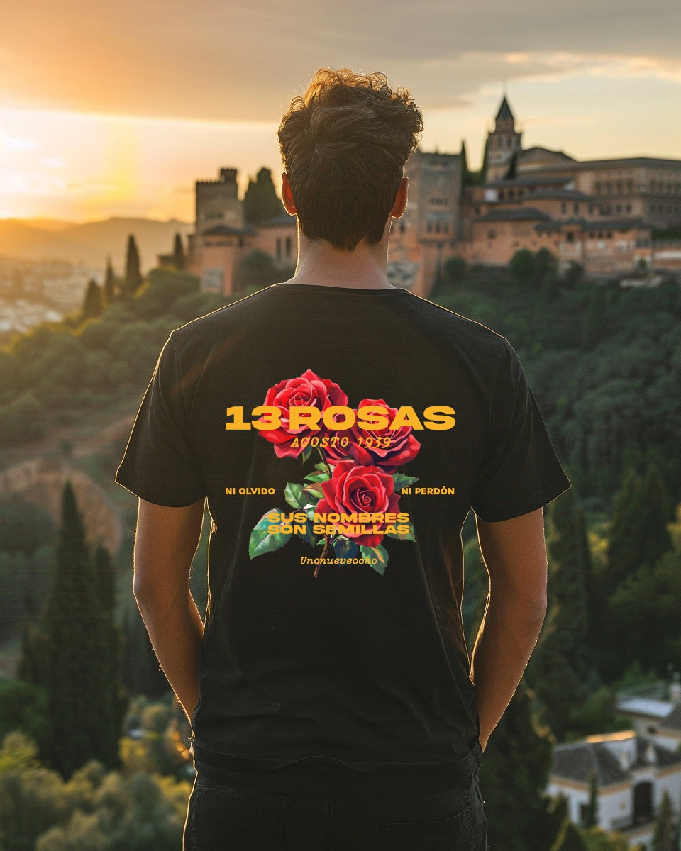 13 ROSAS UNISEX NEGRO