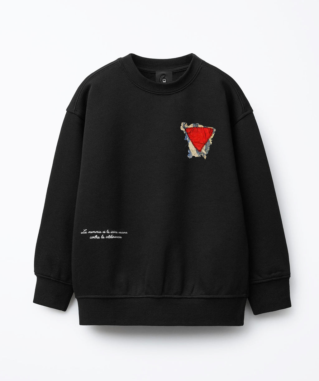 SUDADERA TRIANGULO ROJO UNISEX