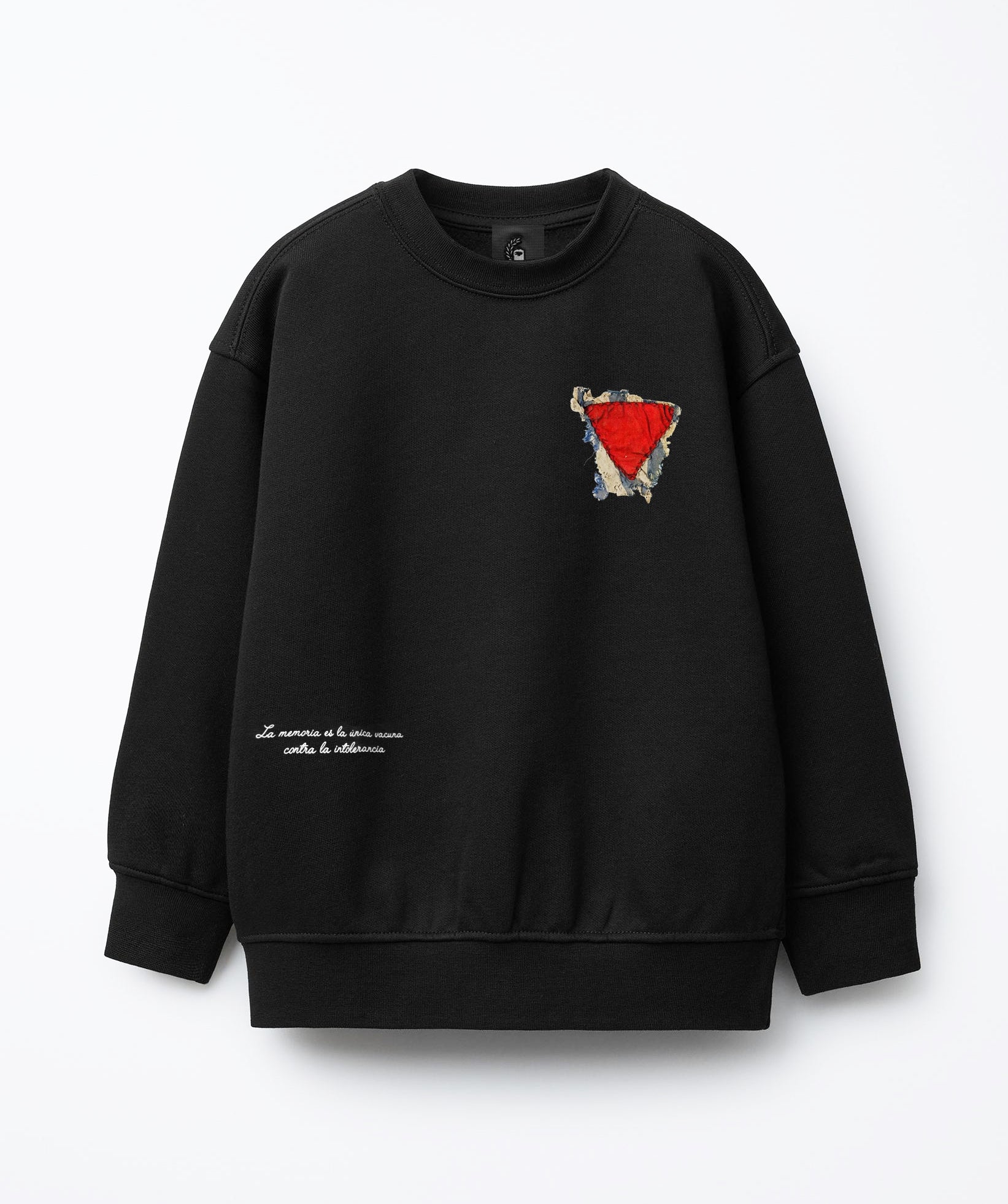 SUDADERA TRIANGULO ROJO UNISEX