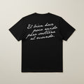 CAMISETA OVERSIZE UNISEX EL "EL BIEN" NEGRA