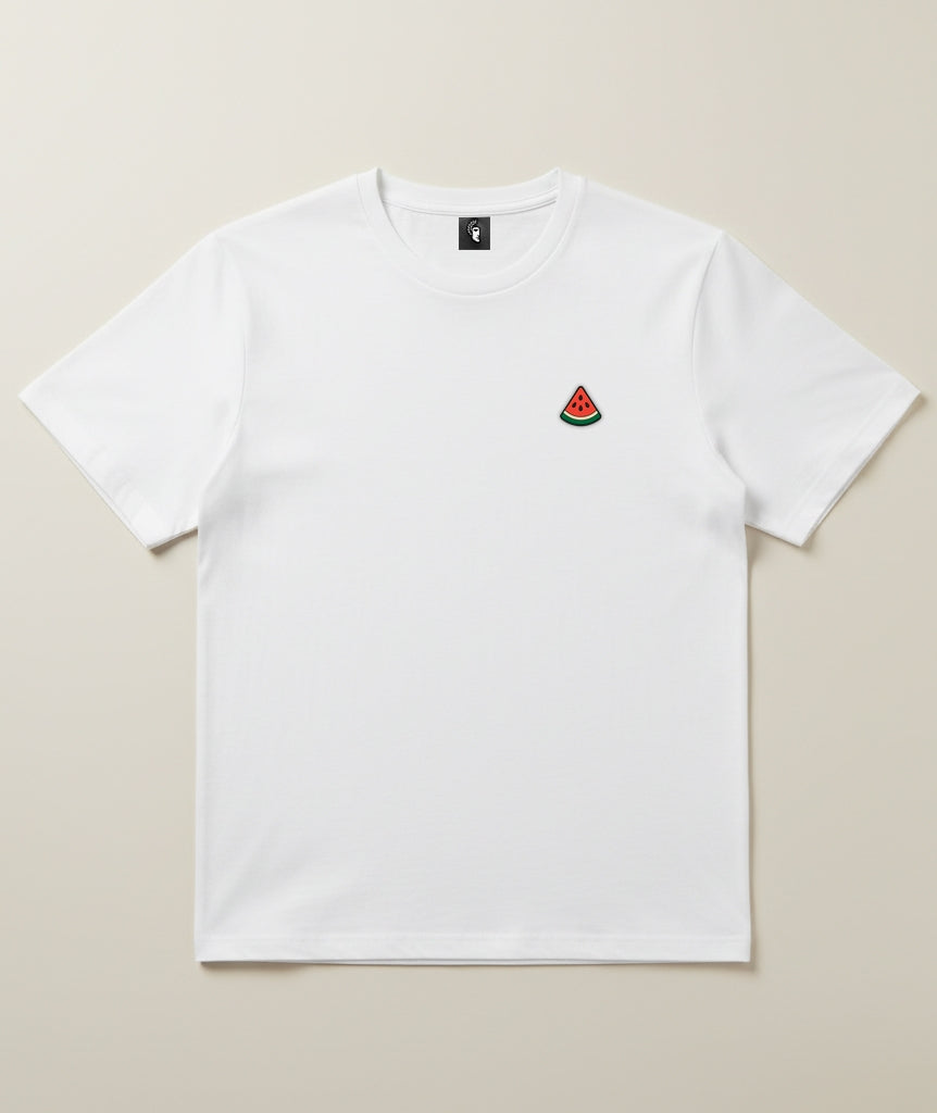 CAMISETA PALESTINA LIBRE OVERSIZE UNISEX BLANCA