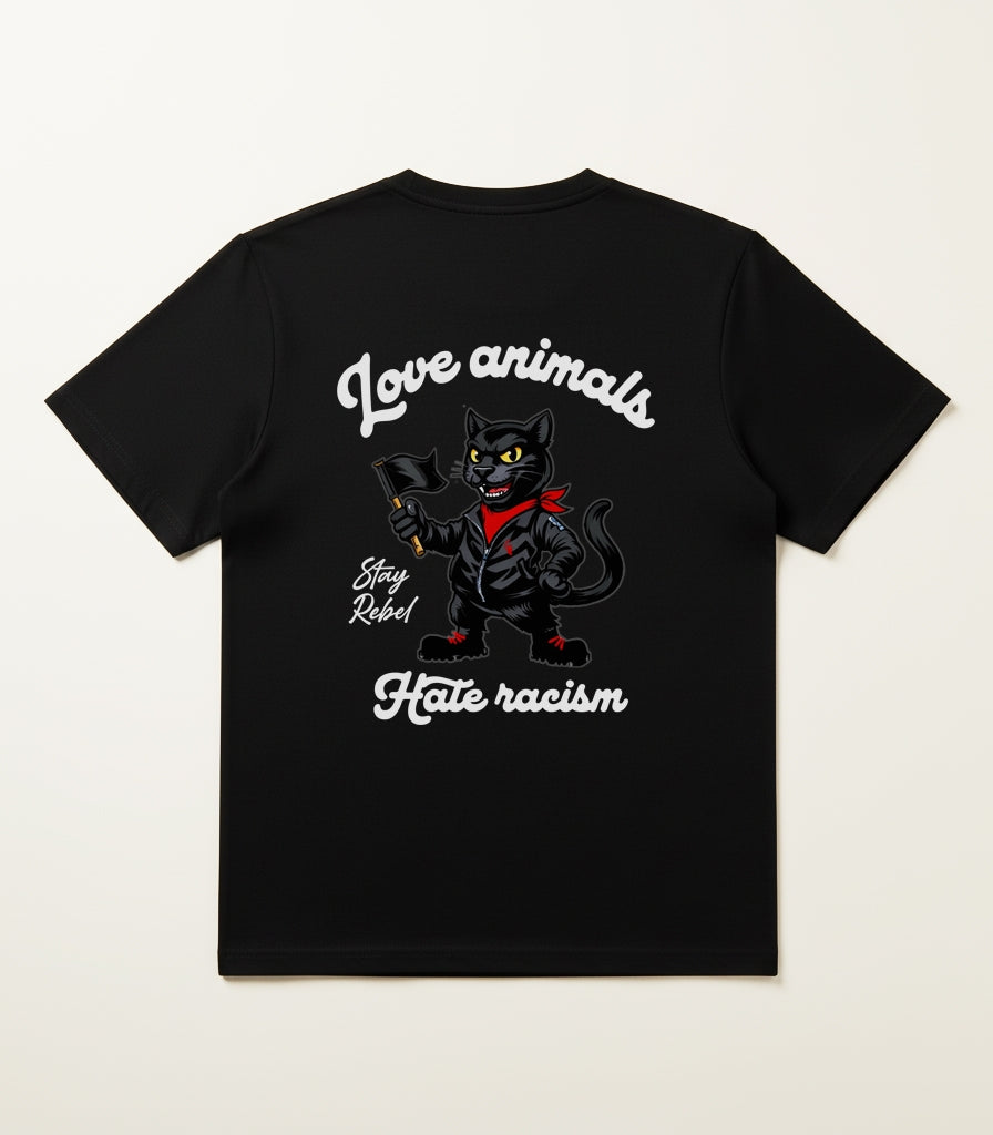 CAMISETA OVERSIZE LOVE ANIMALS