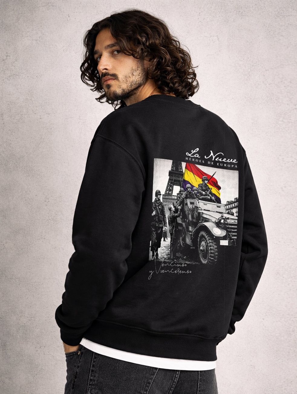 SUDADERA LA NUEVE VERSIZED UNISEX