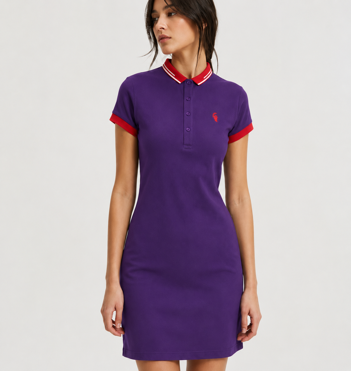 VESTIDO POLO MORADO