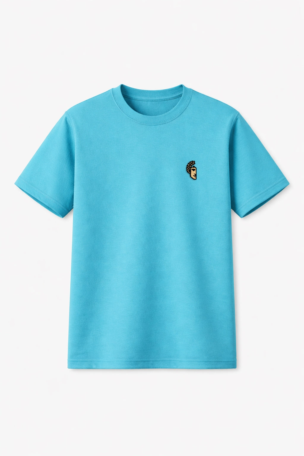 CAMISETA TURQUESA LOGO 198