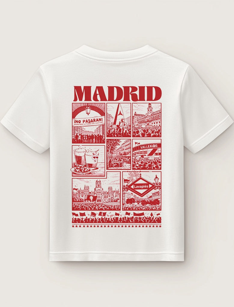 CAMISETA MADRID EL BUENO UNISEX OVERSIZED