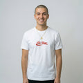 CAMISETA BLANCA FUCK TRUMP COLA UNISEX