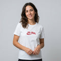 CAMISETA BLANCA MUJER FCK TRMP COLA