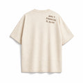 CAMISETA AMA Y ENSANCHA OVERSIZE BEIGE UNISEX