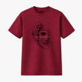 CAMISETA OVERSIZE DIFUMINADO GRANATE UNISEX