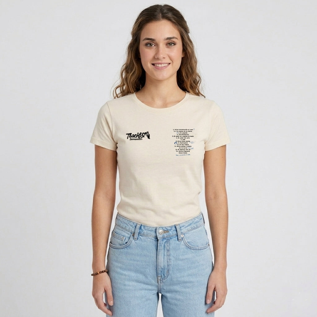 CAMISETA TRACKLIST MUJER