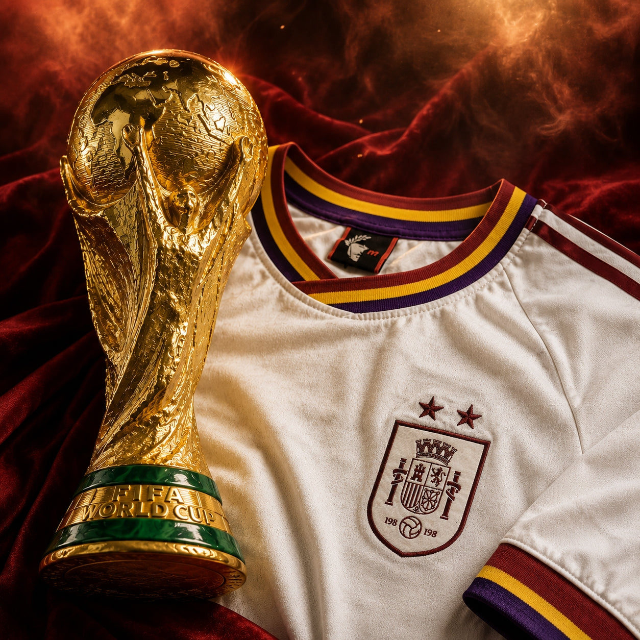 CAMISETA BICAMPEONES SELECCIÓN REPUBLICANA 2026 DOS ESTRELLAS