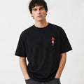 CAMISETA OVERSIZED BORDADO CANTONA 7 UNISEX