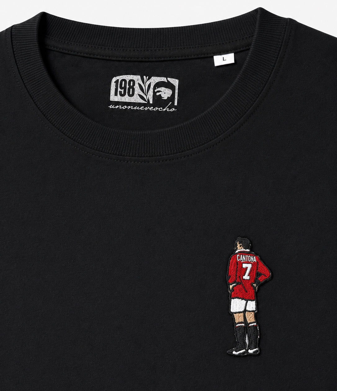 CAMISETA OVERSIZED BORDADO CANTONA 7 UNISEX