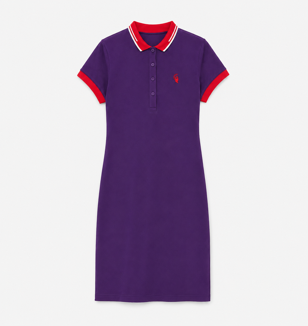 VESTIDO POLO MORADO