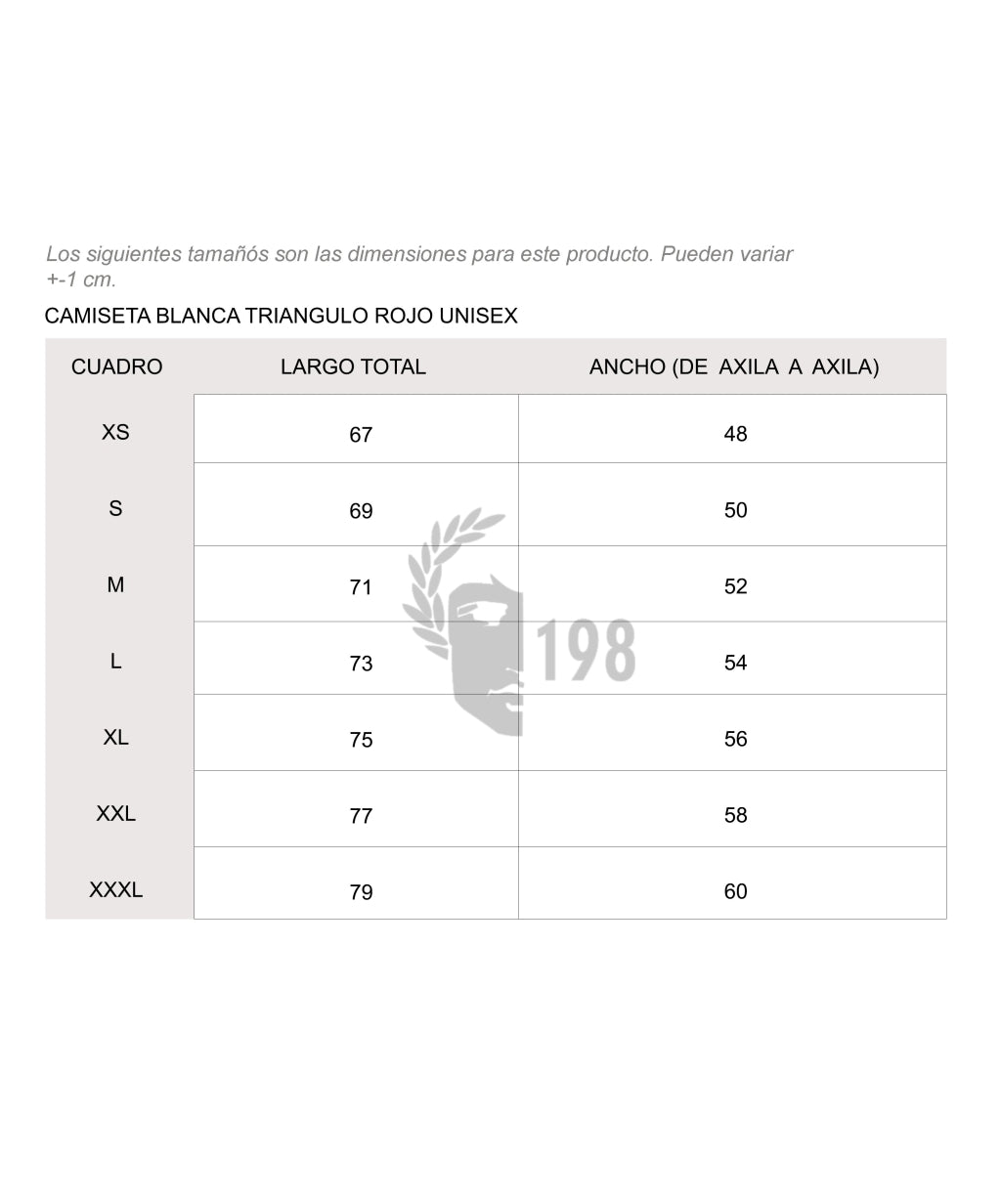 Guía de tallas
